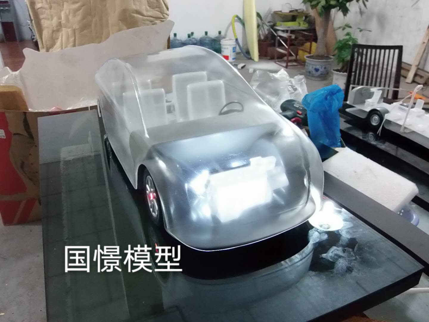 长汀县透明车模型